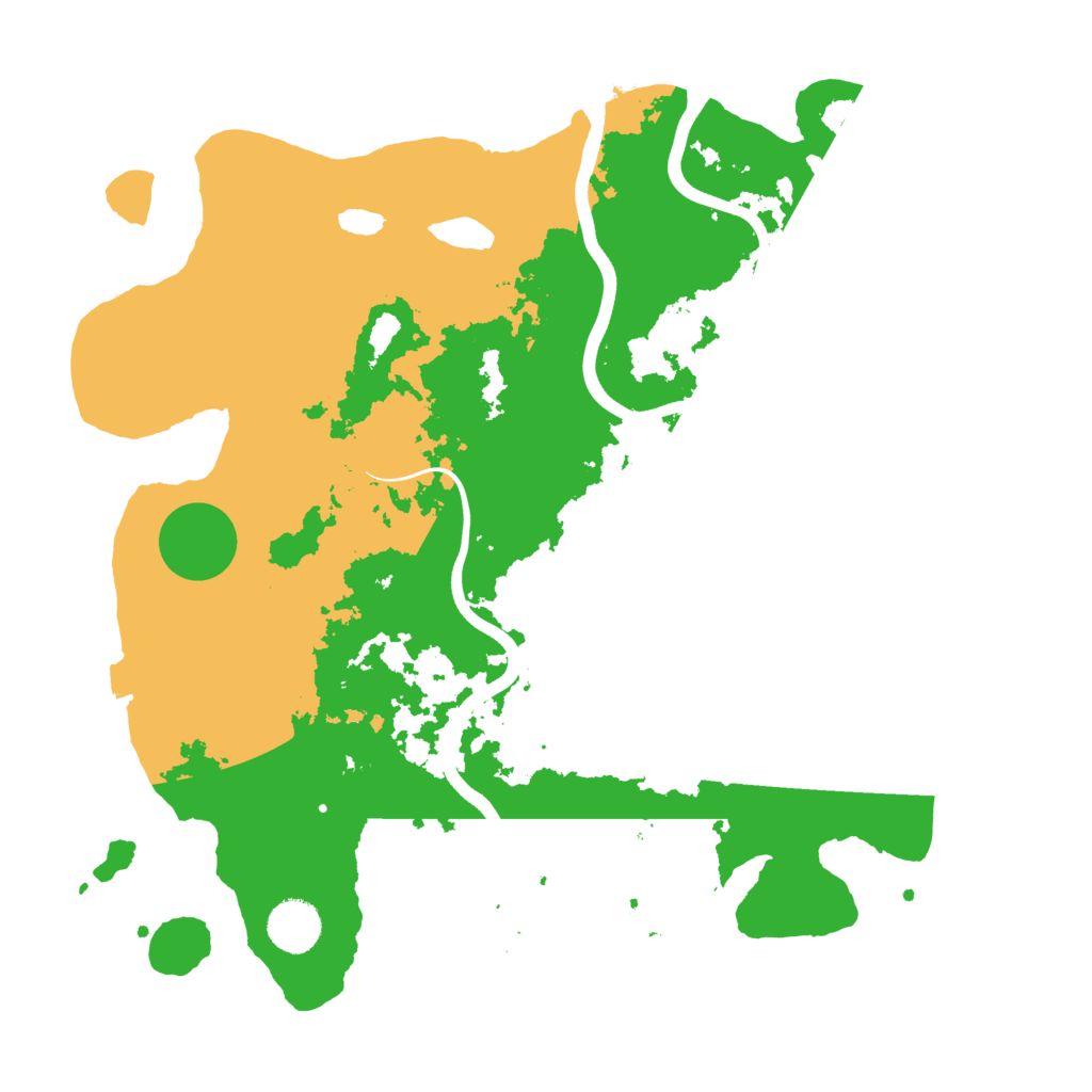 Biome Rust Map: Procedural Map, Size: 3700, Seed: 1877572974