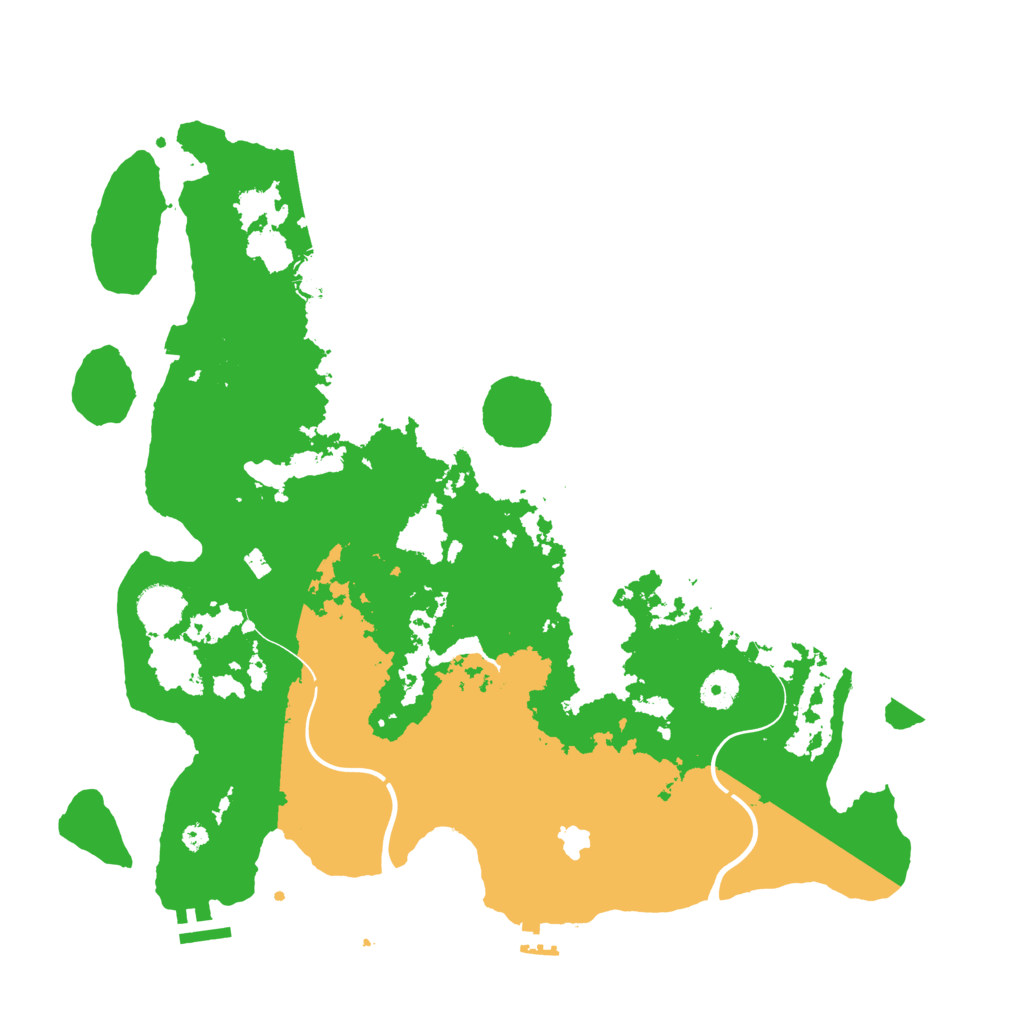Biome Rust Map: Procedural Map, Size: 4000, Seed: 5154515