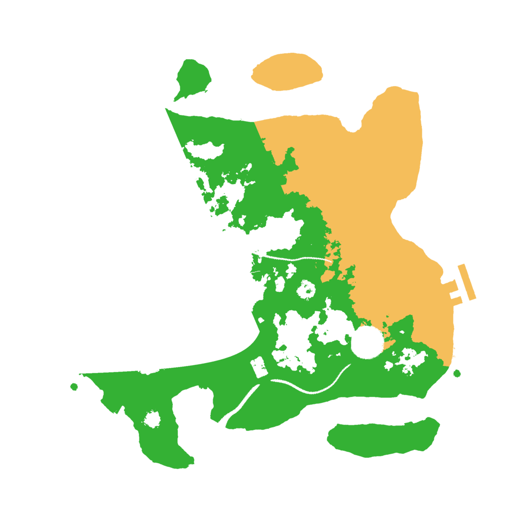 Biome Rust Map: Procedural Map, Size: 2800, Seed: 27615438