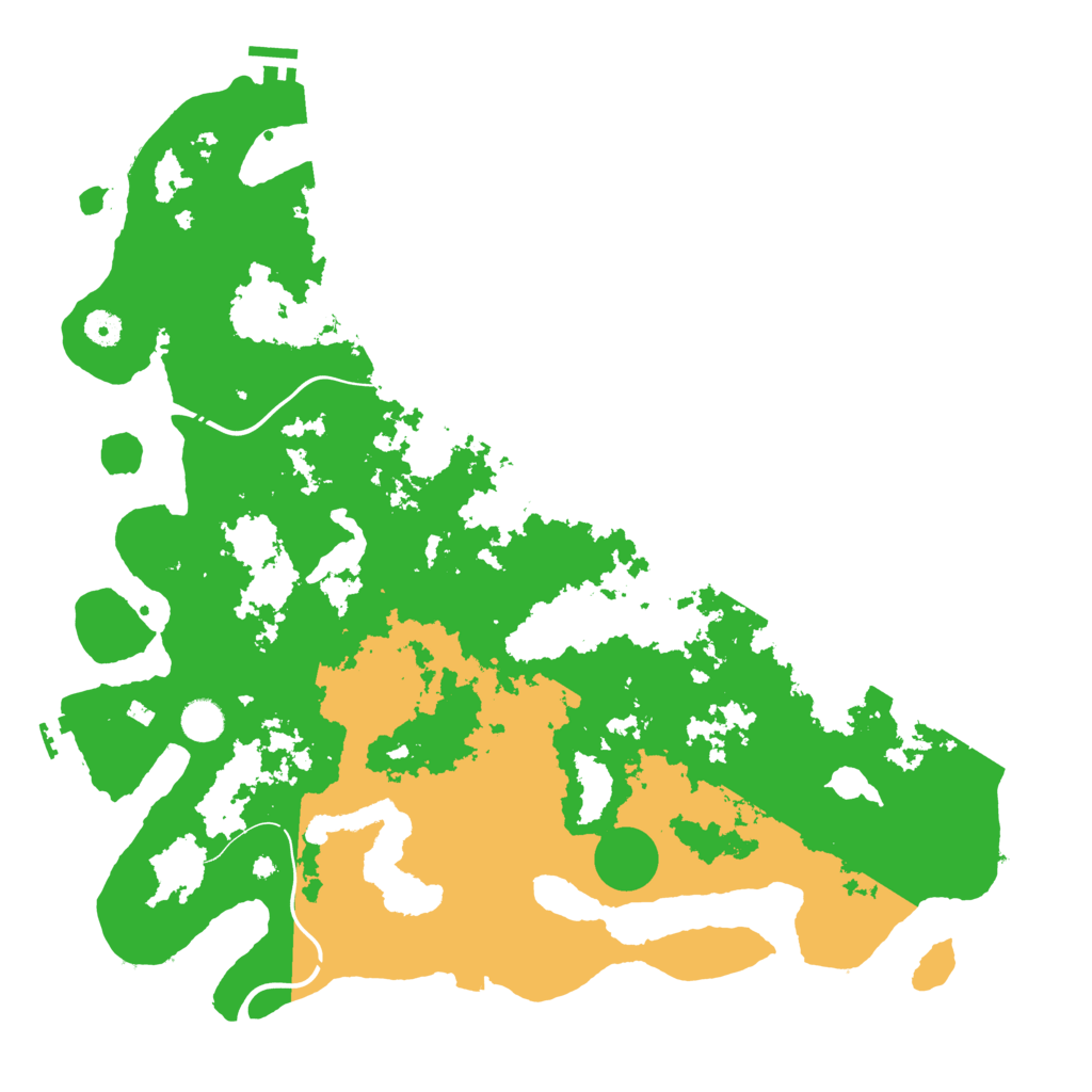 Biome Rust Map: Procedural Map, Size: 4500, Seed: 1179796394