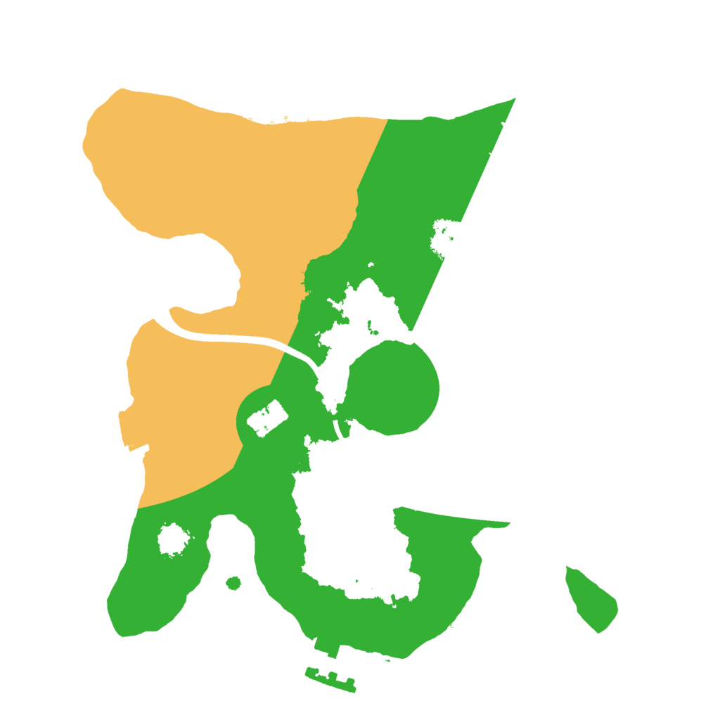Biome Rust Map: Procedural Map, Size: 2068, Seed: 492944891