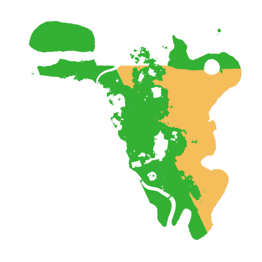 Biome Rust Map: Procedural Map, Size: 3000, Seed: 1338452636