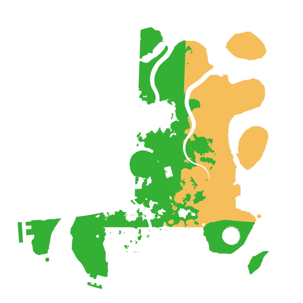 Biome Rust Map: Procedural Map, Size: 3000, Seed: 53222