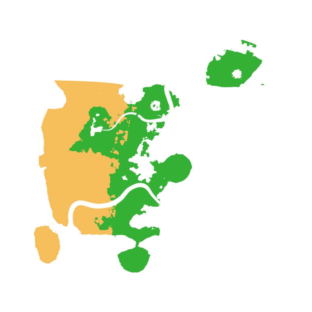 Biome Rust Map: Procedural Map, Size: 3000, Seed: 1610232150