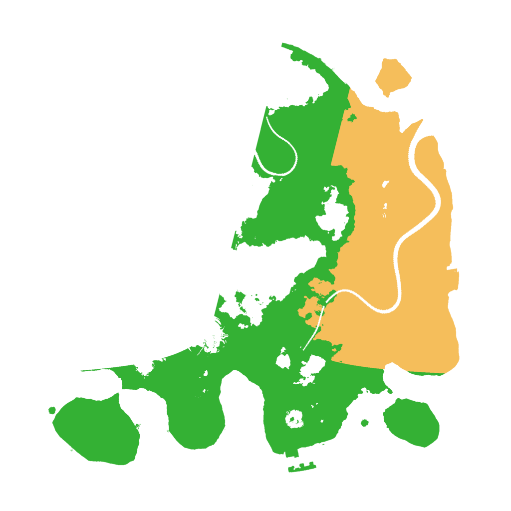Biome Rust Map: Procedural Map, Size: 2800, Seed: 204895661