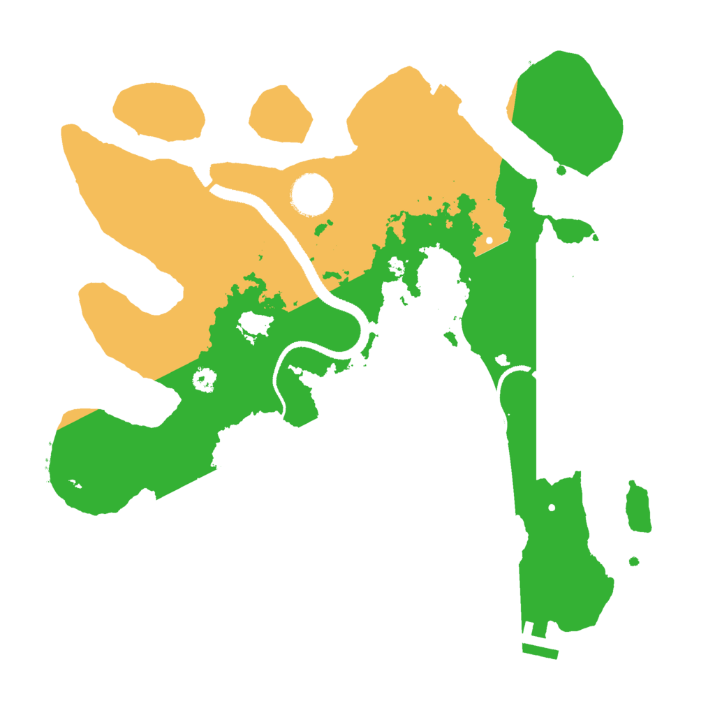 Biome Rust Map: Procedural Map, Size: 3000, Seed: 747842865