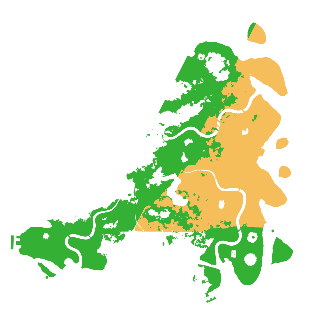 Biome Rust Map: Procedural Map, Size: 4500, Seed: 191704275