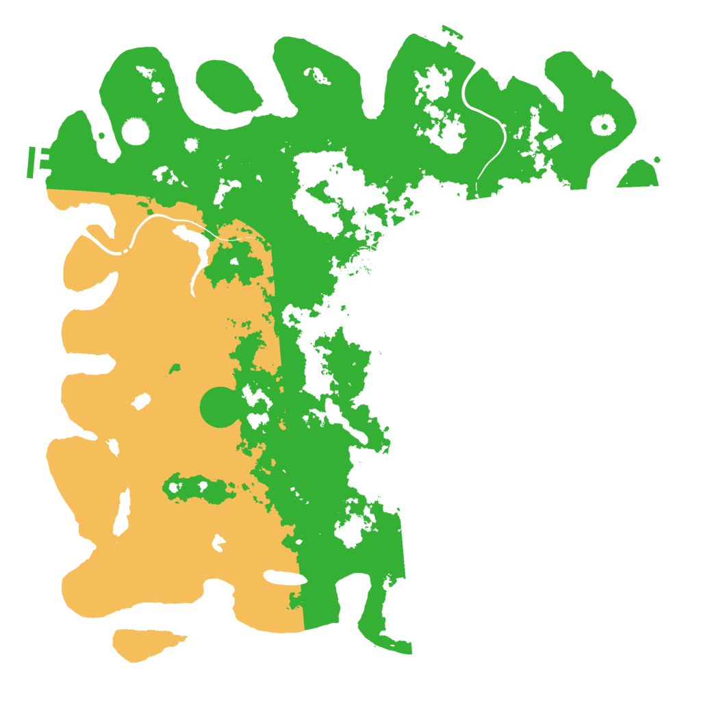 Biome Rust Map: Procedural Map, Size: 4500, Seed: 1331435490