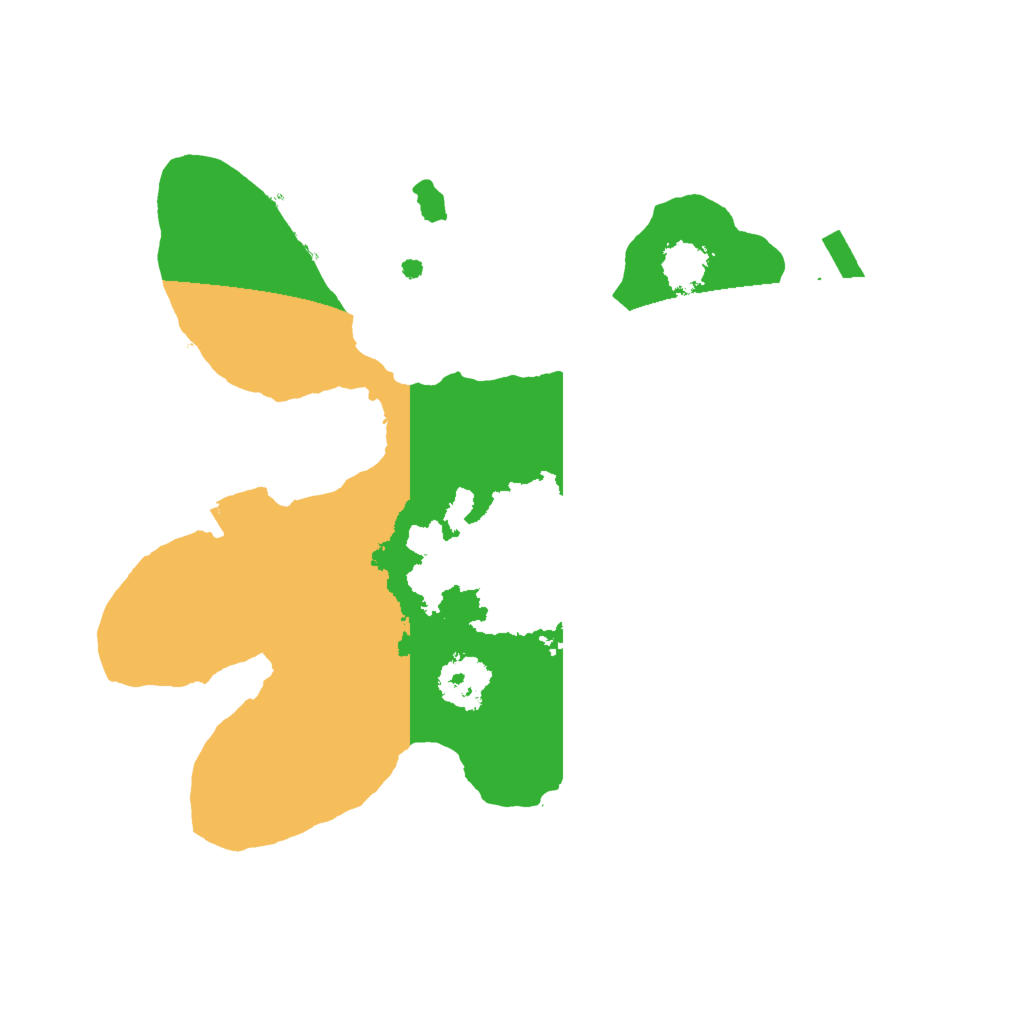 Biome Rust Map: Procedural Map, Size: 2000, Seed: 2029932500