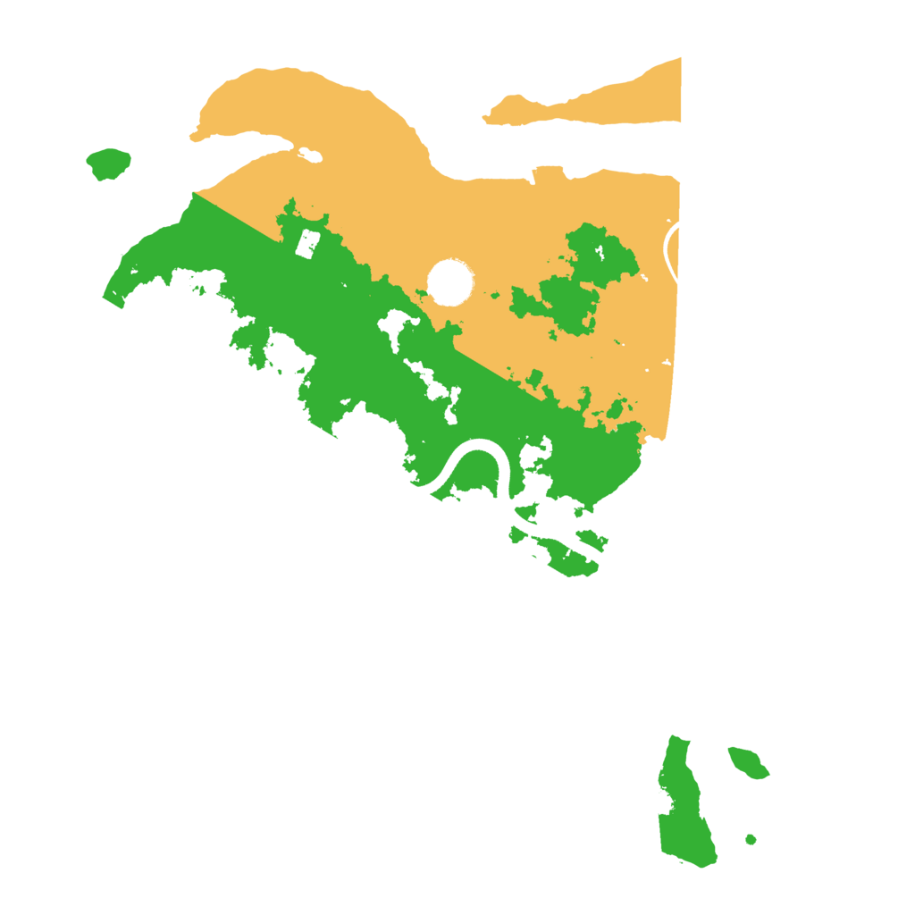 Biome Rust Map: Procedural Map, Size: 3500, Seed: 1143986688