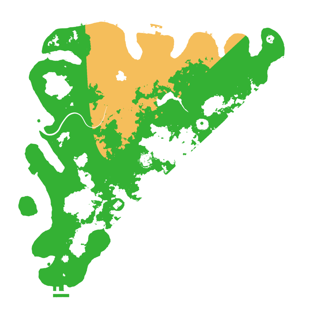 Biome Rust Map: Procedural Map, Size: 4000, Seed: 752391824