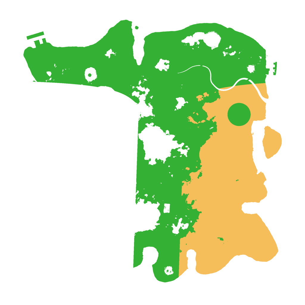 Biome Rust Map: Procedural Map, Size: 3500, Seed: 1148688743
