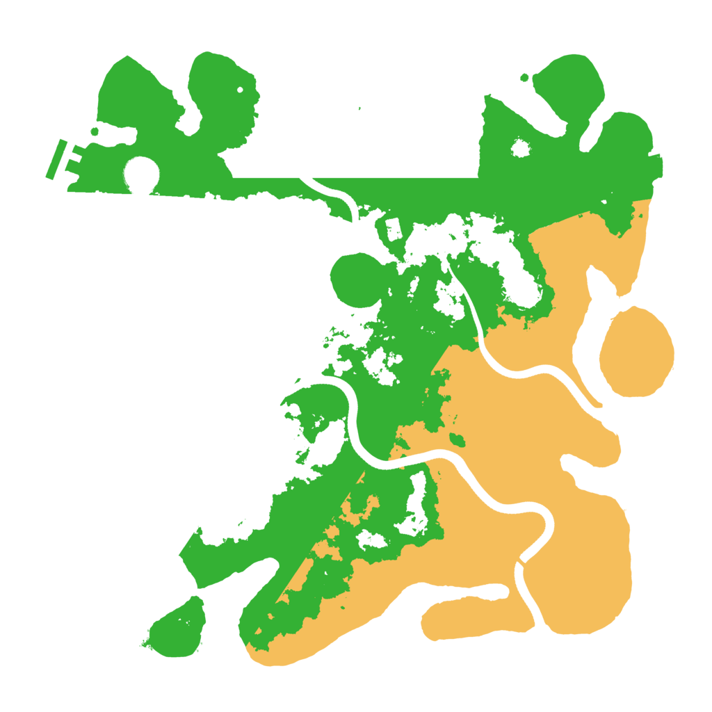 Biome Rust Map: Procedural Map, Size: 3500, Seed: 1020241782