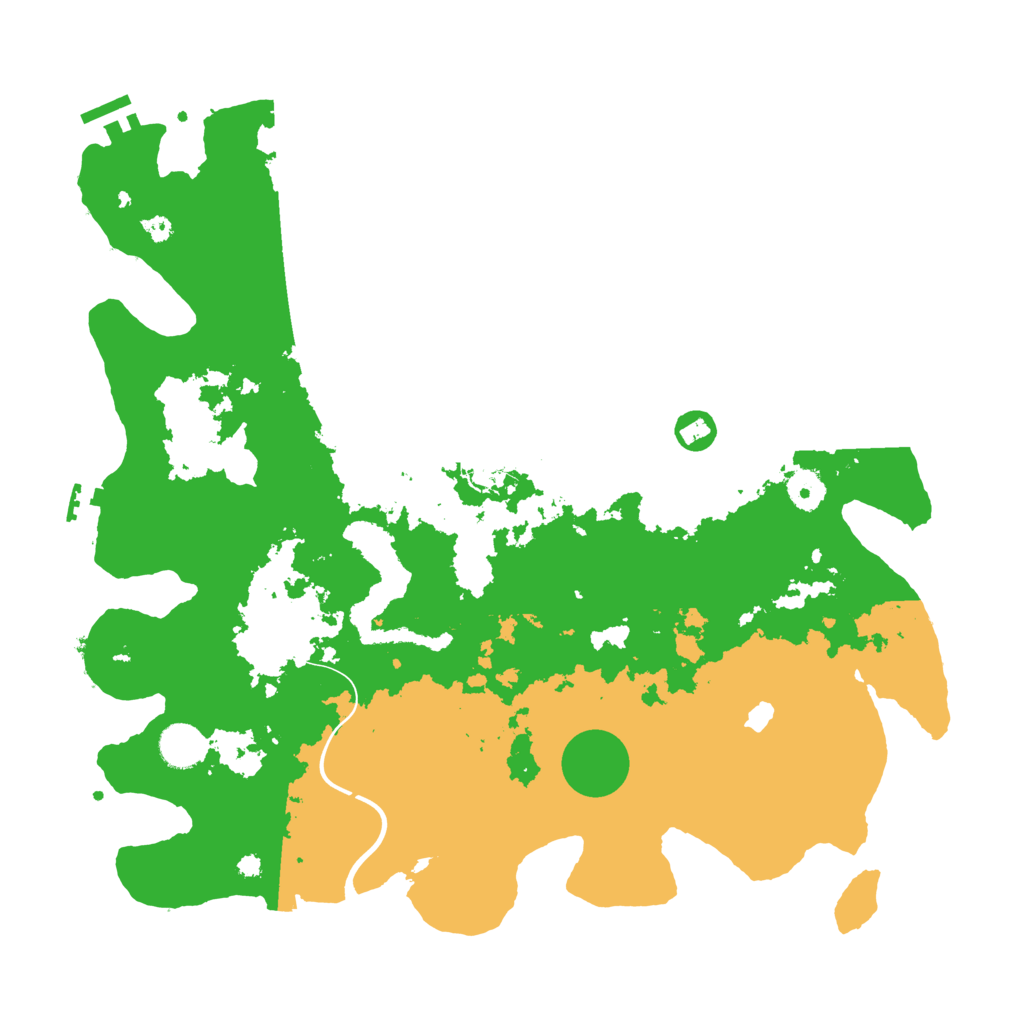 Biome Rust Map: Procedural Map, Size: 4000, Seed: 569830478