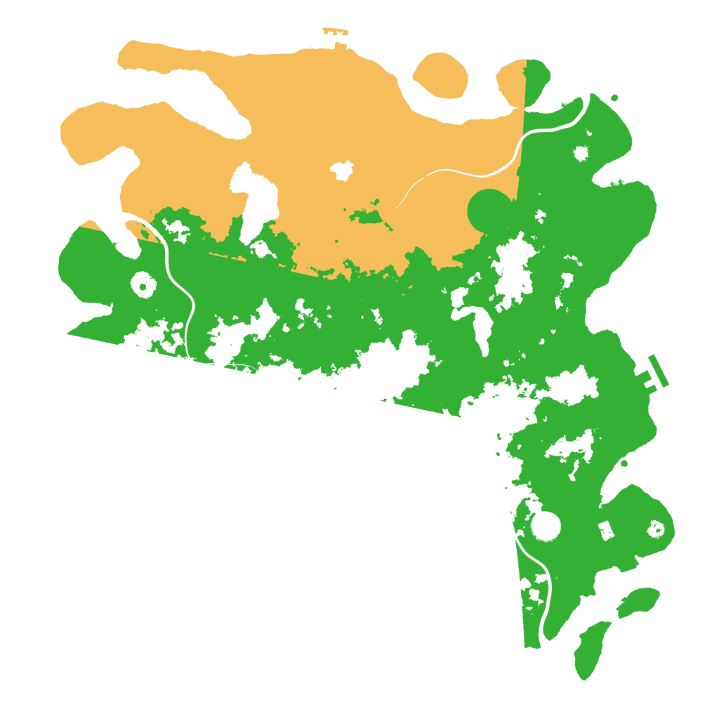 Biome Rust Map: Procedural Map, Size: 4250, Seed: 3347231