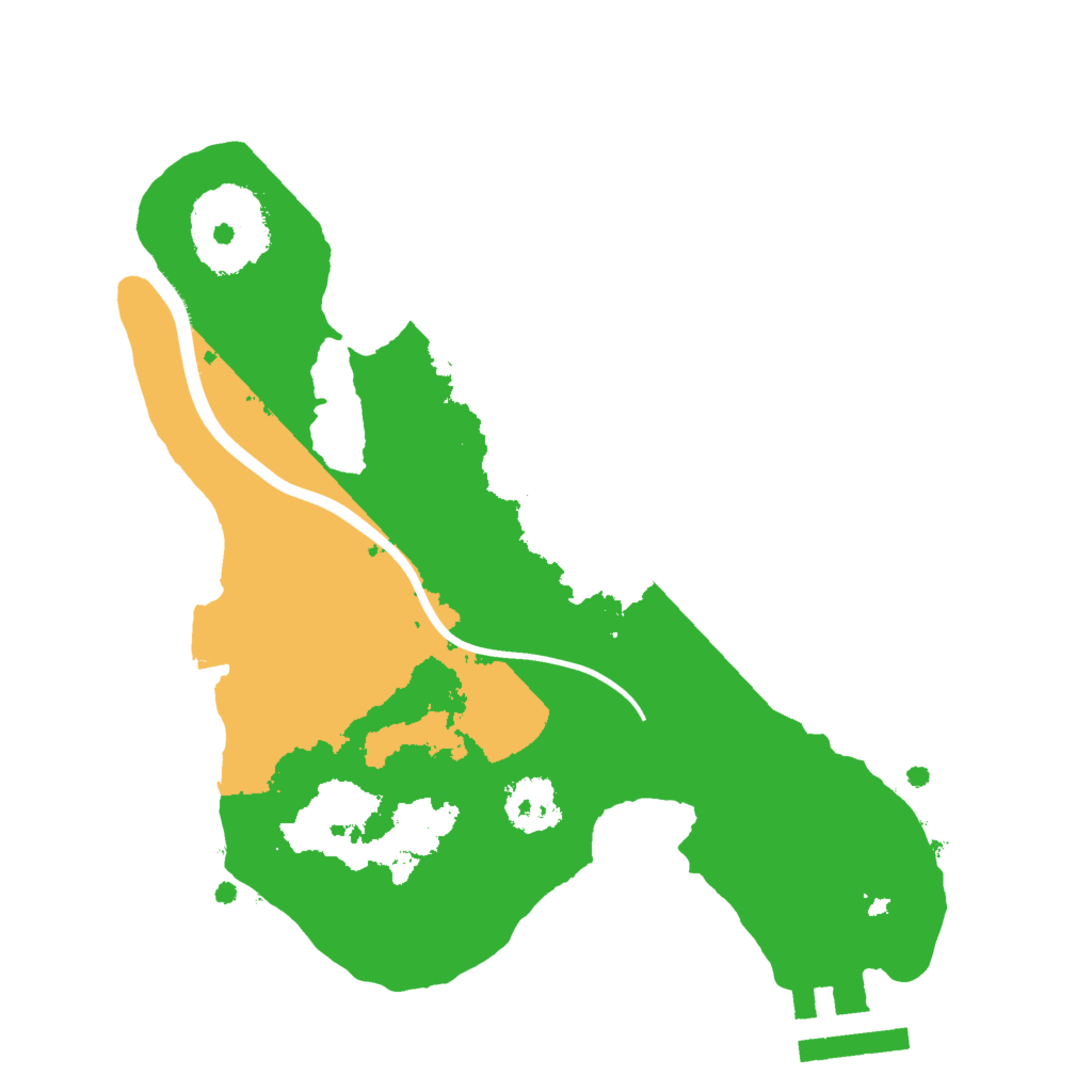 Biome Rust Map: Procedural Map, Size: 2000, Seed: 1353528607