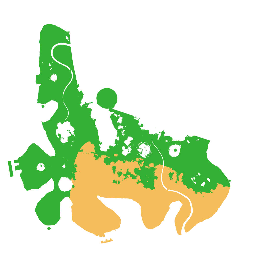 Biome Rust Map: Procedural Map, Size: 3250, Seed: 1920652279