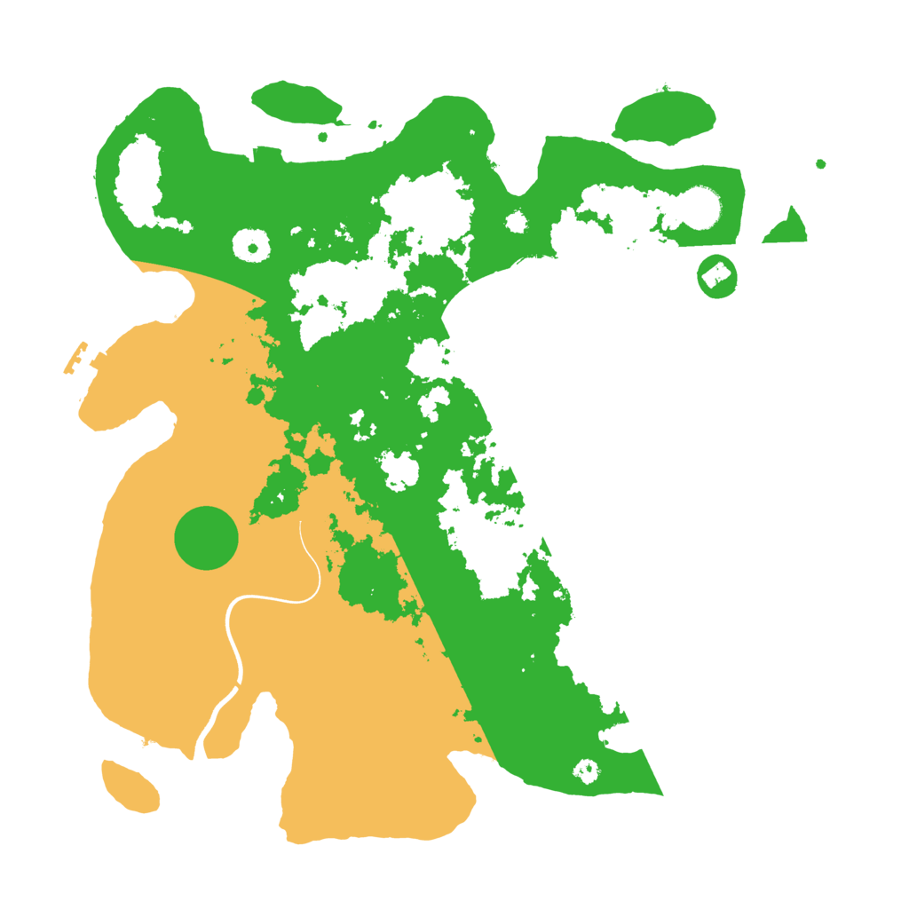 Biome Rust Map: Procedural Map, Size: 3750, Seed: 1243742543