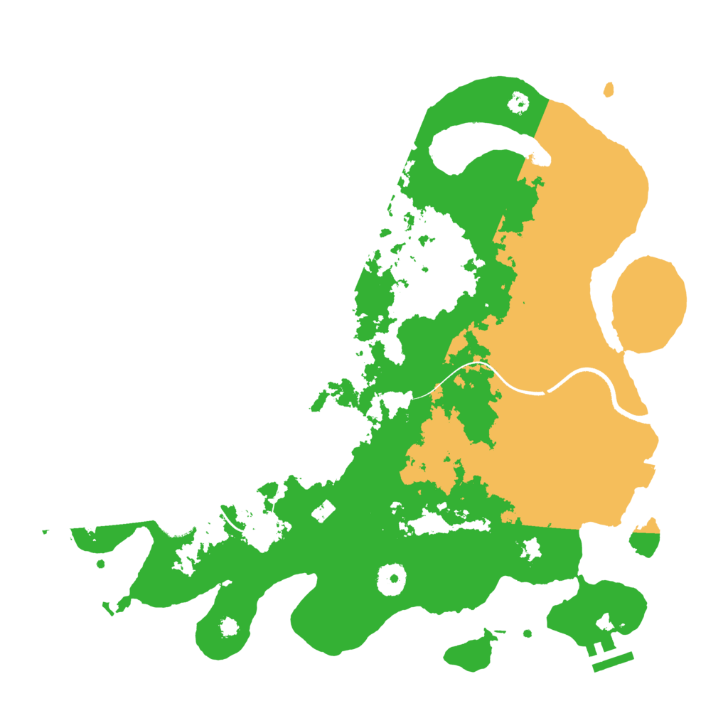 Biome Rust Map: Procedural Map, Size: 3500, Seed: 1509380811