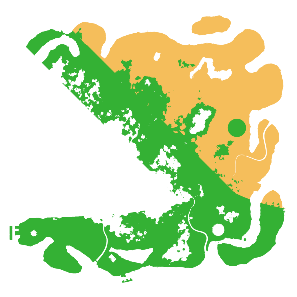 Biome Rust Map: Procedural Map, Size: 4300, Seed: 111539