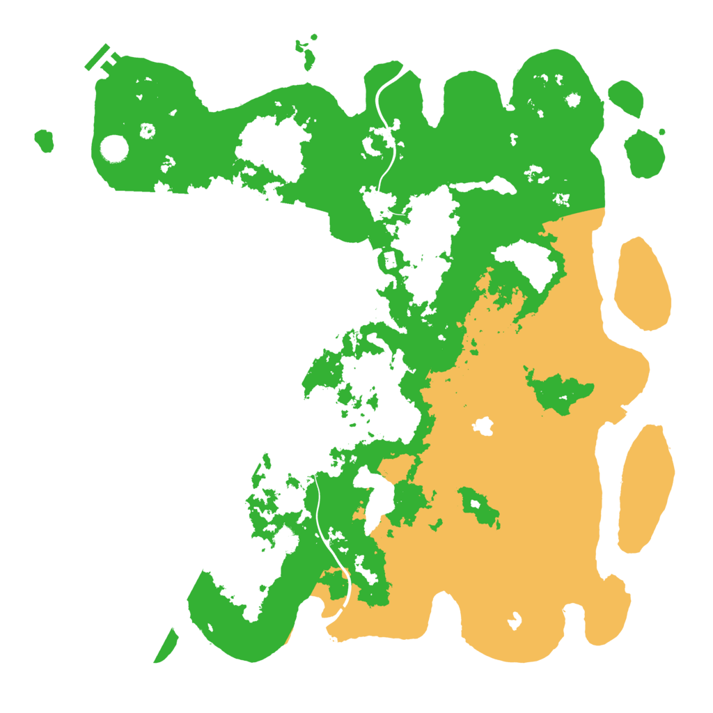 Biome Rust Map: Procedural Map, Size: 4500, Seed: 8364632