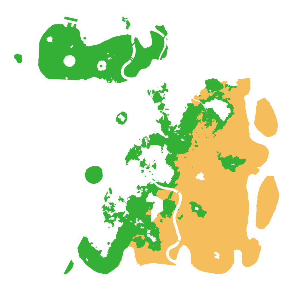 Biome Rust Map: Procedural Map, Size: 4500, Seed: 8364632
