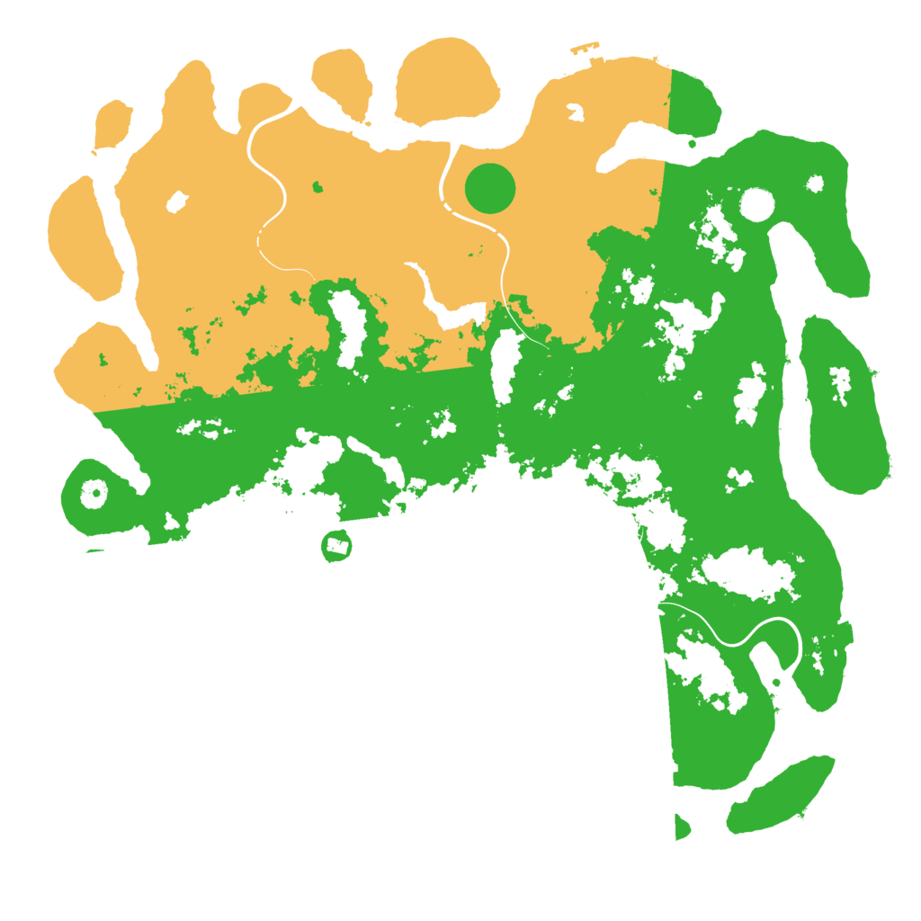 Biome Rust Map: Procedural Map, Size: 4800, Seed: 959687571