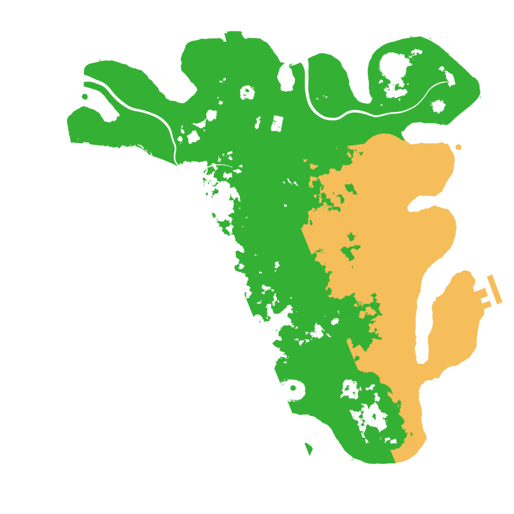Biome Rust Map: Procedural Map, Size: 3500, Seed: 426918381