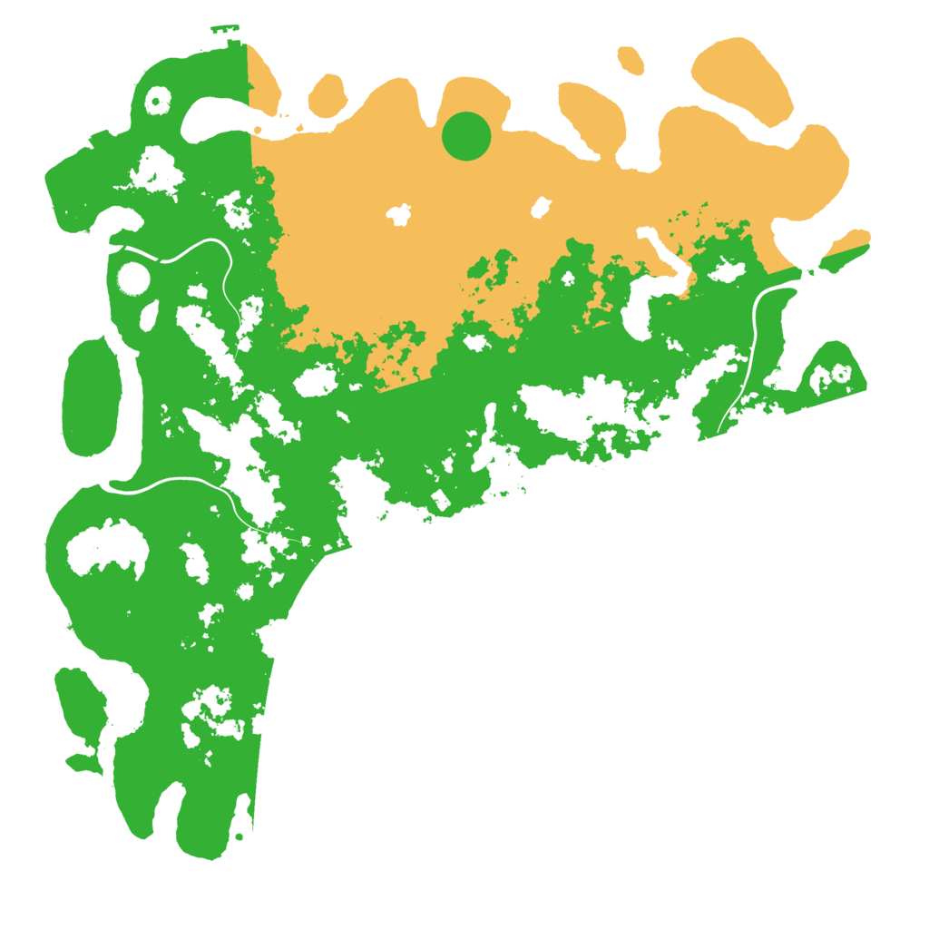 Biome Rust Map: Procedural Map, Size: 5000, Seed: 443320429