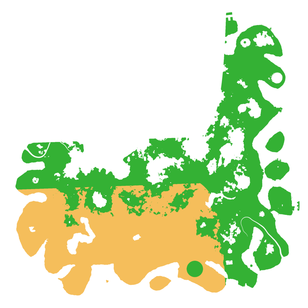 Biome Rust Map: Procedural Map, Size: 5000, Seed: 11538