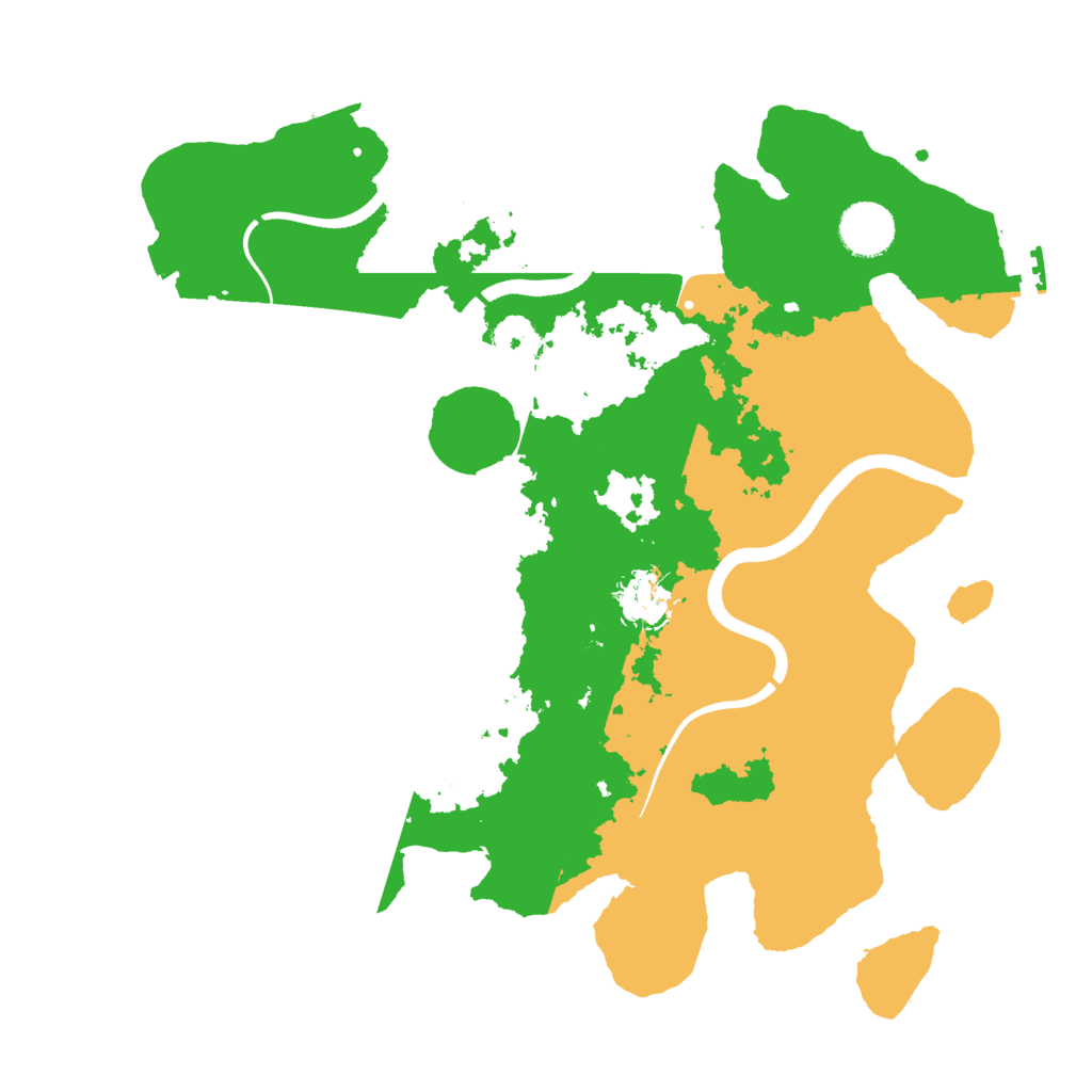 Biome Rust Map: Procedural Map, Size: 3500, Seed: 612170210