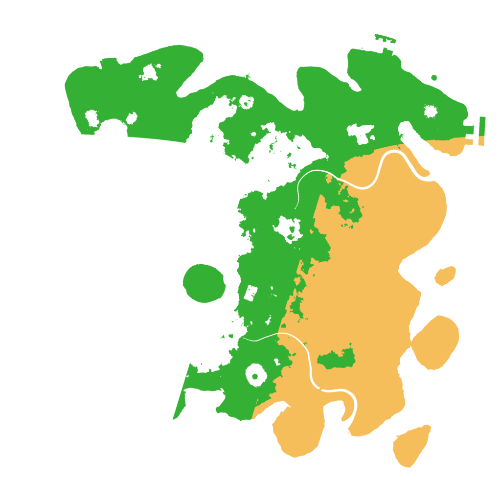 Biome Rust Map: Procedural Map, Size: 3500, Seed: 612170210