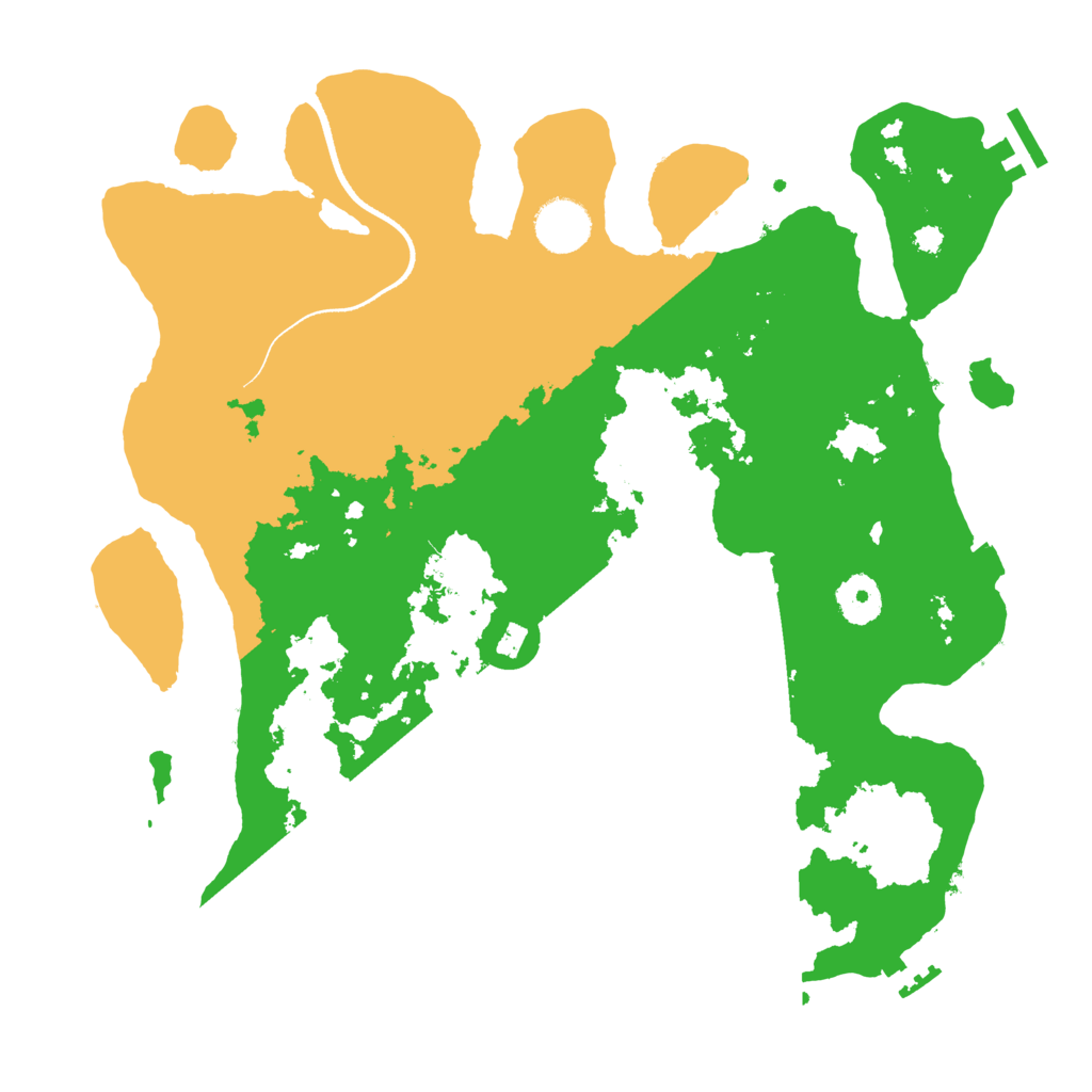 Biome Rust Map: Procedural Map, Size: 3500, Seed: 2082468437