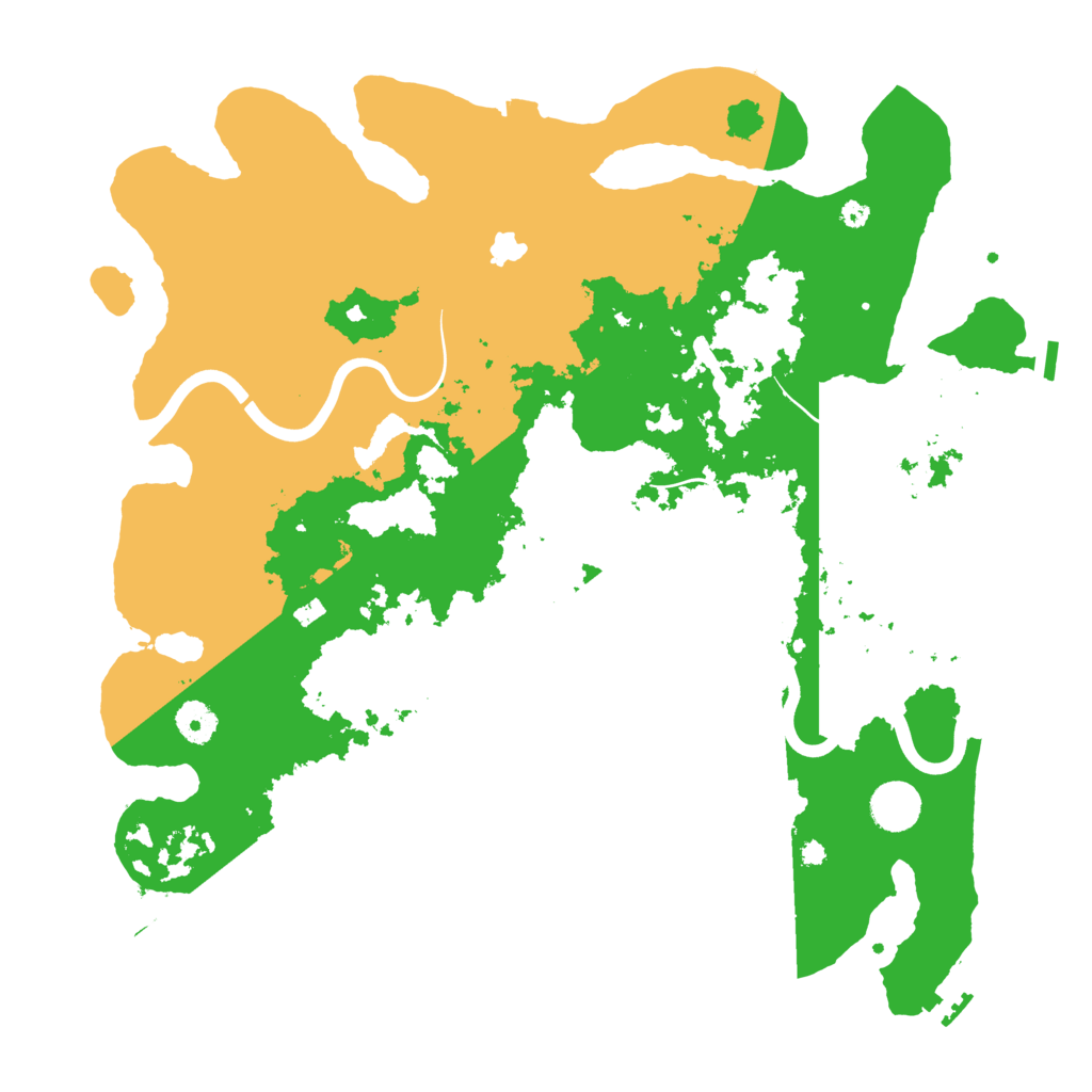 Biome Rust Map: Procedural Map, Size: 4000, Seed: 79578