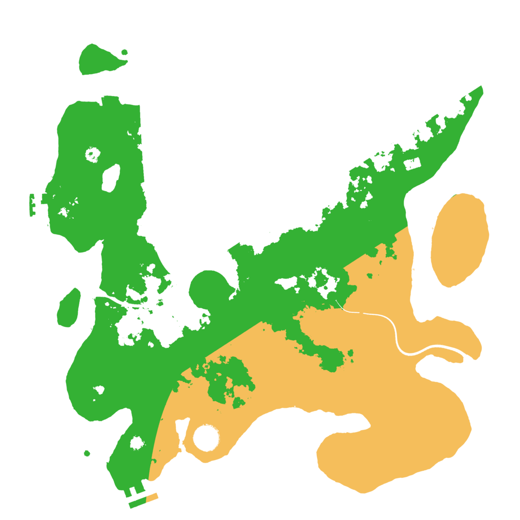 Biome Rust Map: Procedural Map, Size: 3500, Seed: 1367274634