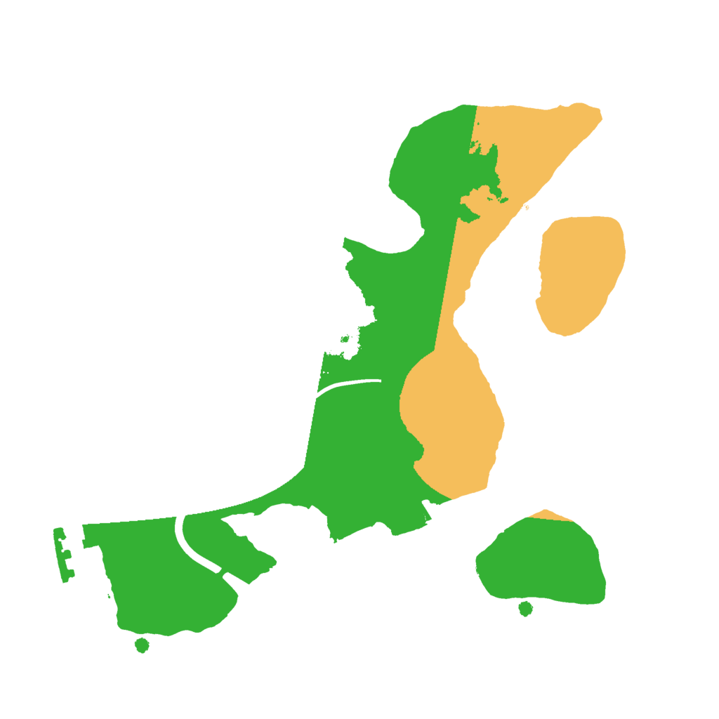 Biome Rust Map: Procedural Map, Size: 2000, Seed: 401985751