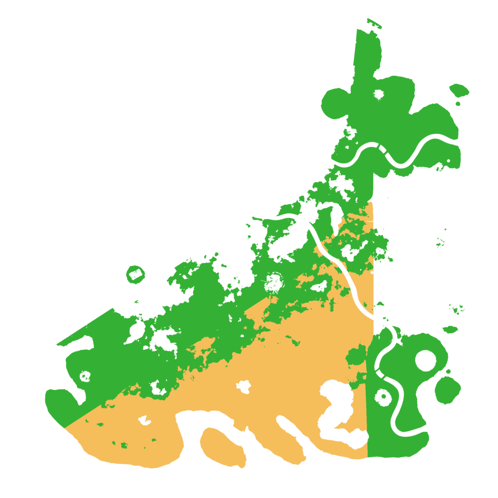 Biome Rust Map: Procedural Map, Size: 4500, Seed: 2076785103