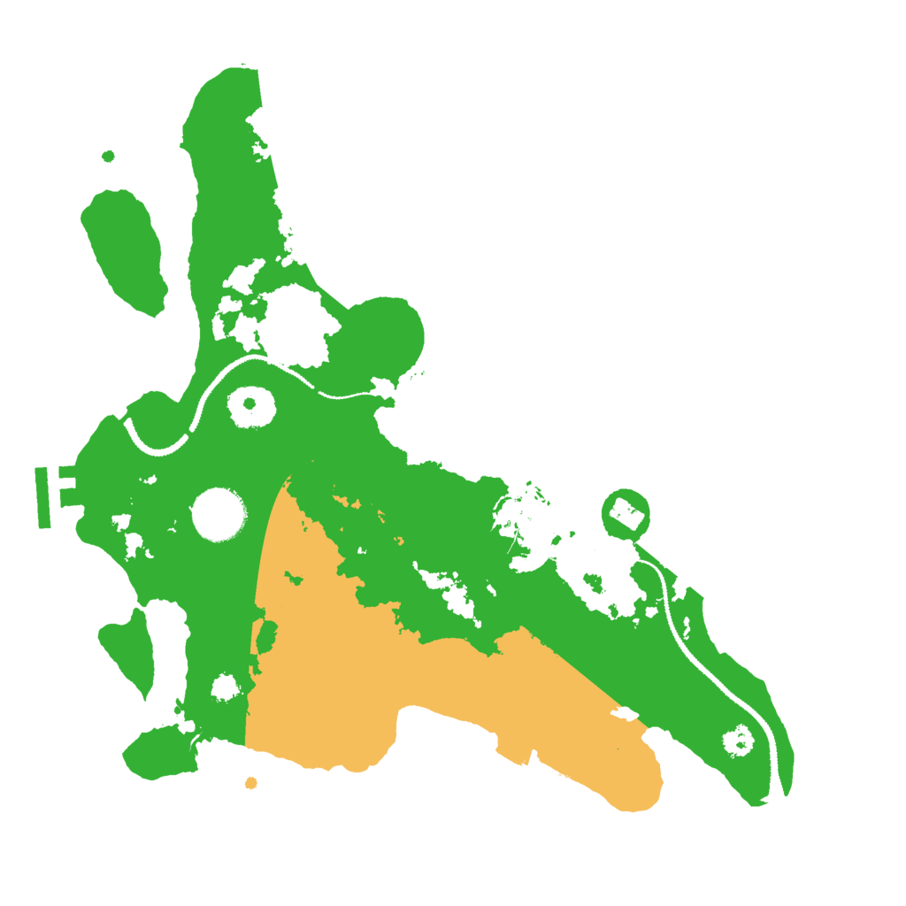 Biome Rust Map: Procedural Map, Size: 3000, Seed: 852170372