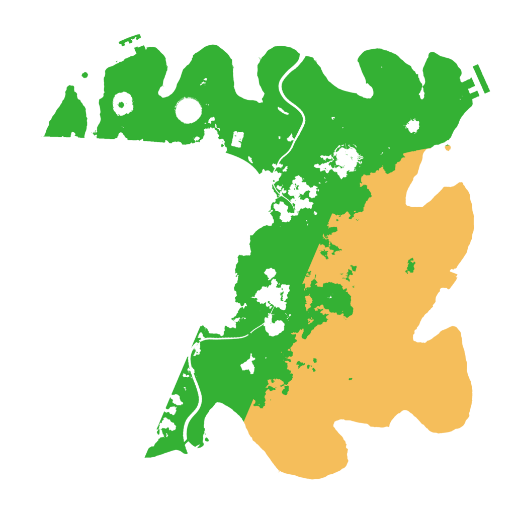 Biome Rust Map: Procedural Map, Size: 3500, Seed: 98656748