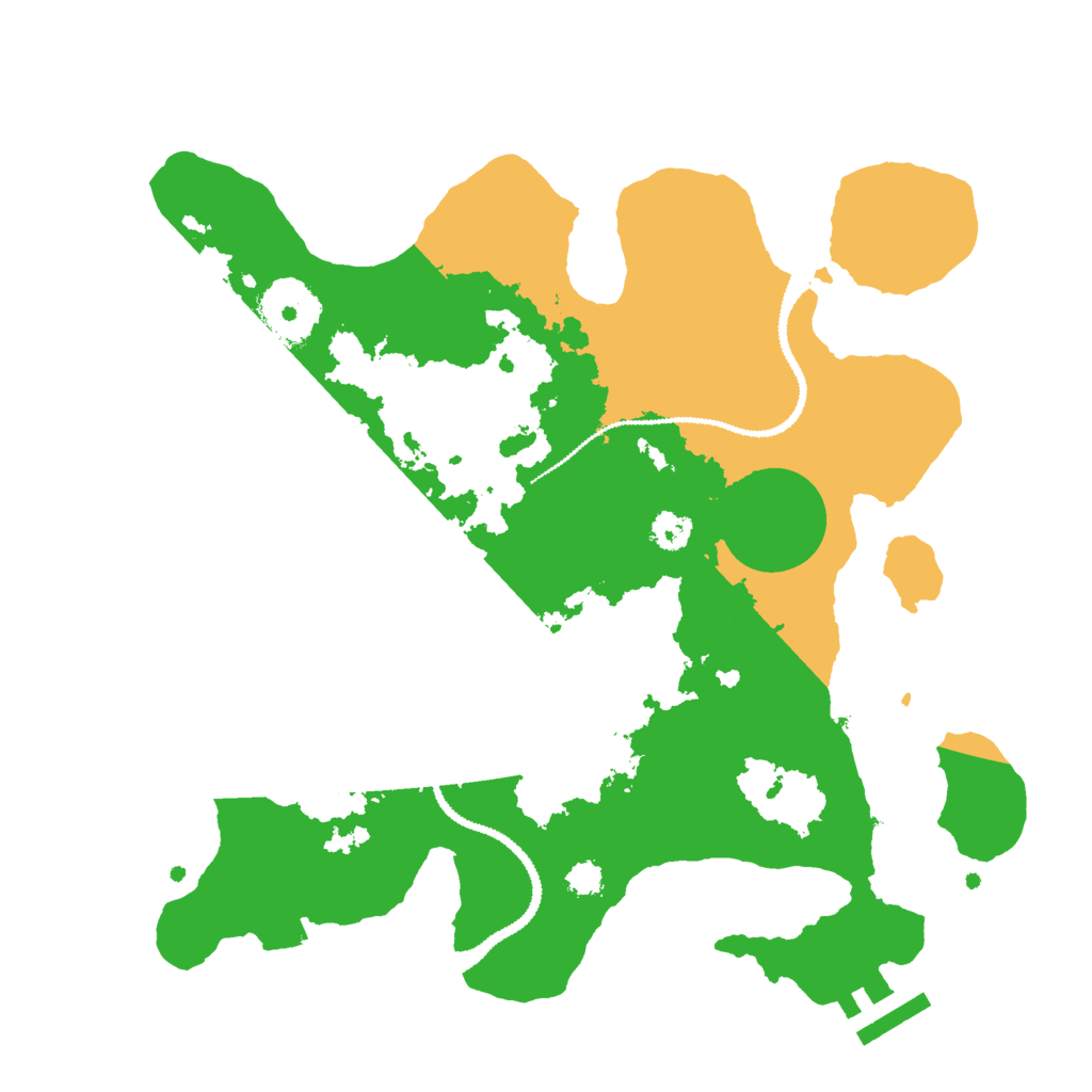 Biome Rust Map: Procedural Map, Size: 2800, Seed: 2346264