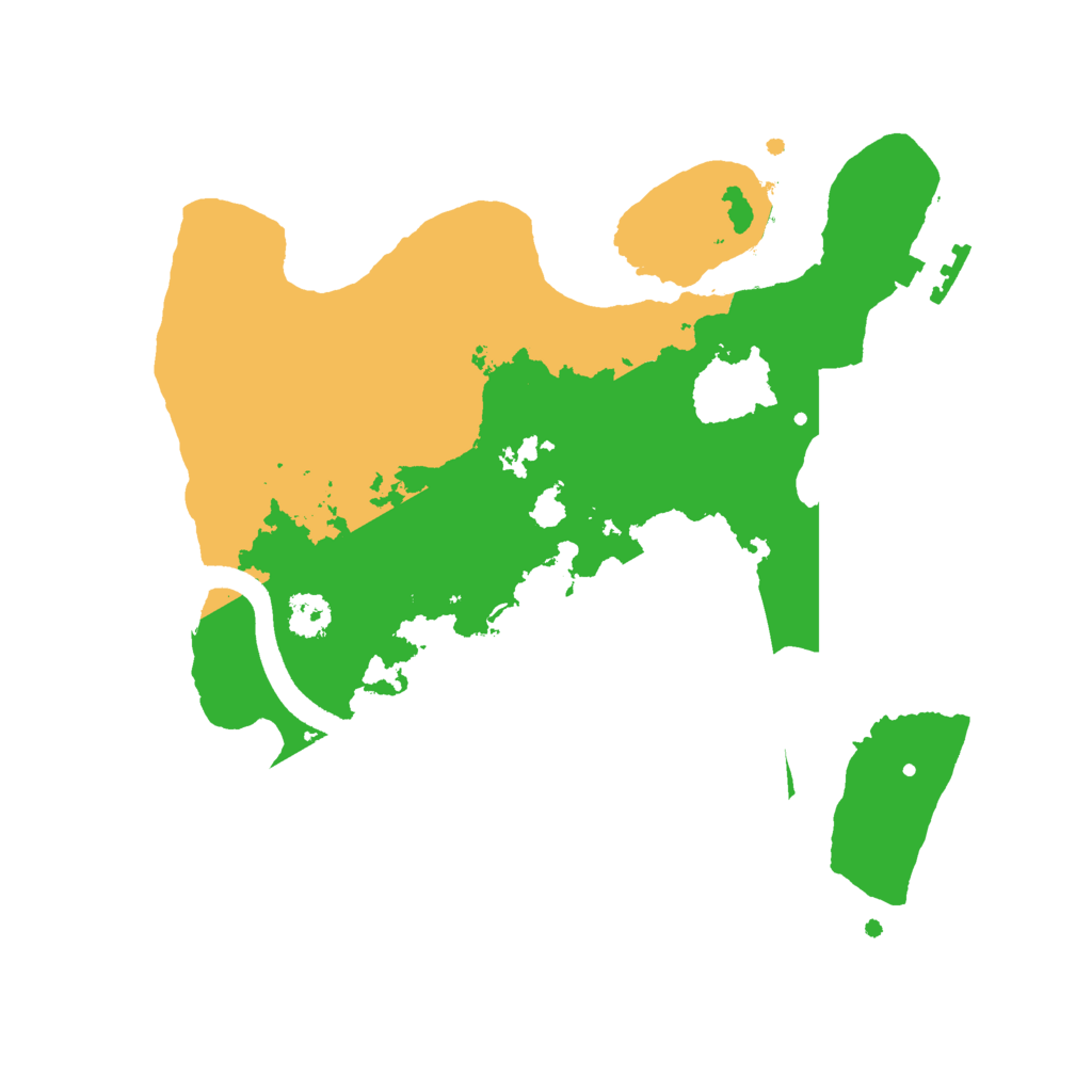 Biome Rust Map: Procedural Map, Size: 2500, Seed: 82194