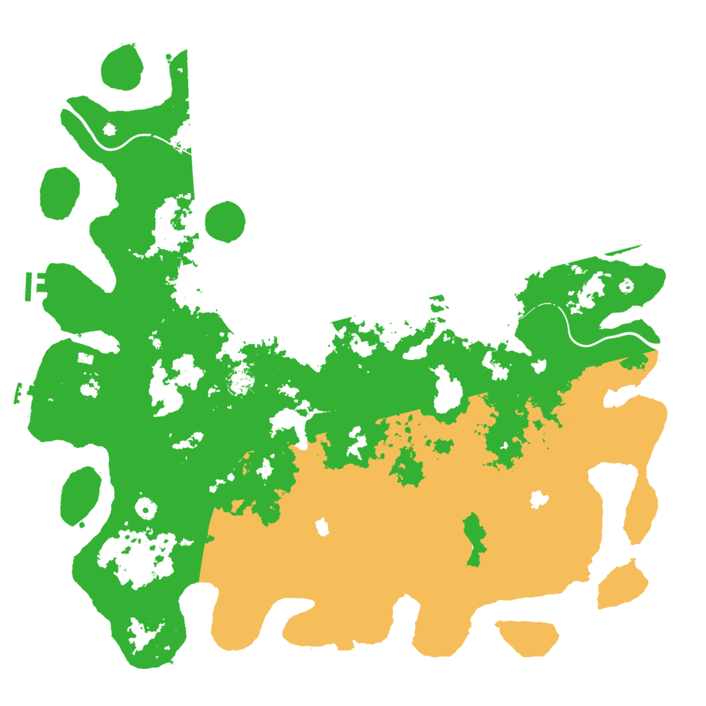 Biome Rust Map: Procedural Map, Size: 4931, Seed: 1