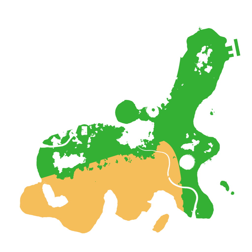 Biome Rust Map: Procedural Map, Size: 3000, Seed: 1732025