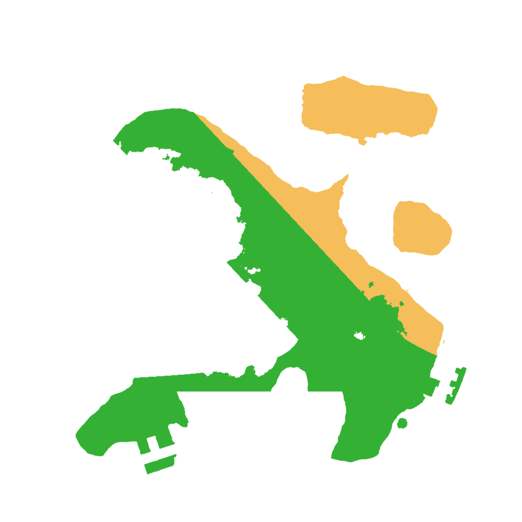 Biome Rust Map: Procedural Map, Size: 2000, Seed: 2346264