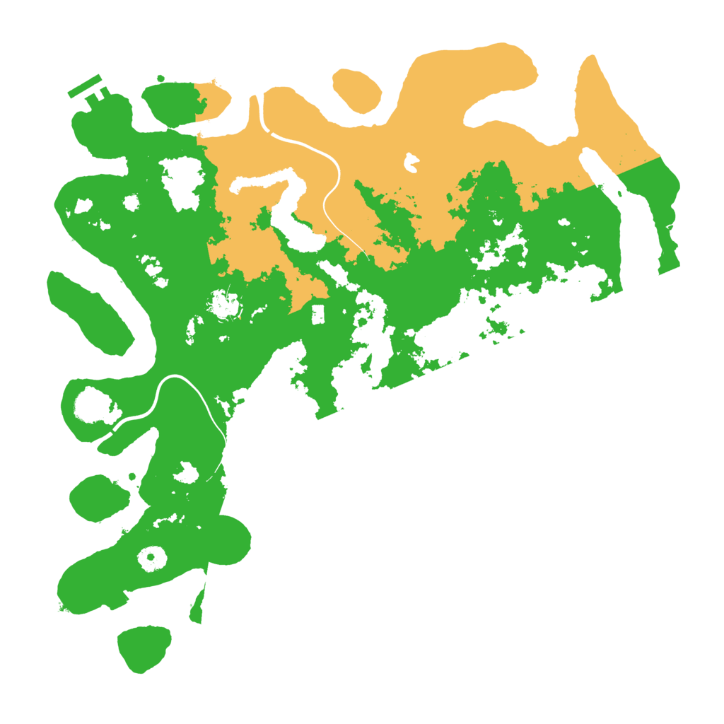Biome Rust Map: Procedural Map, Size: 4000, Seed: 37645