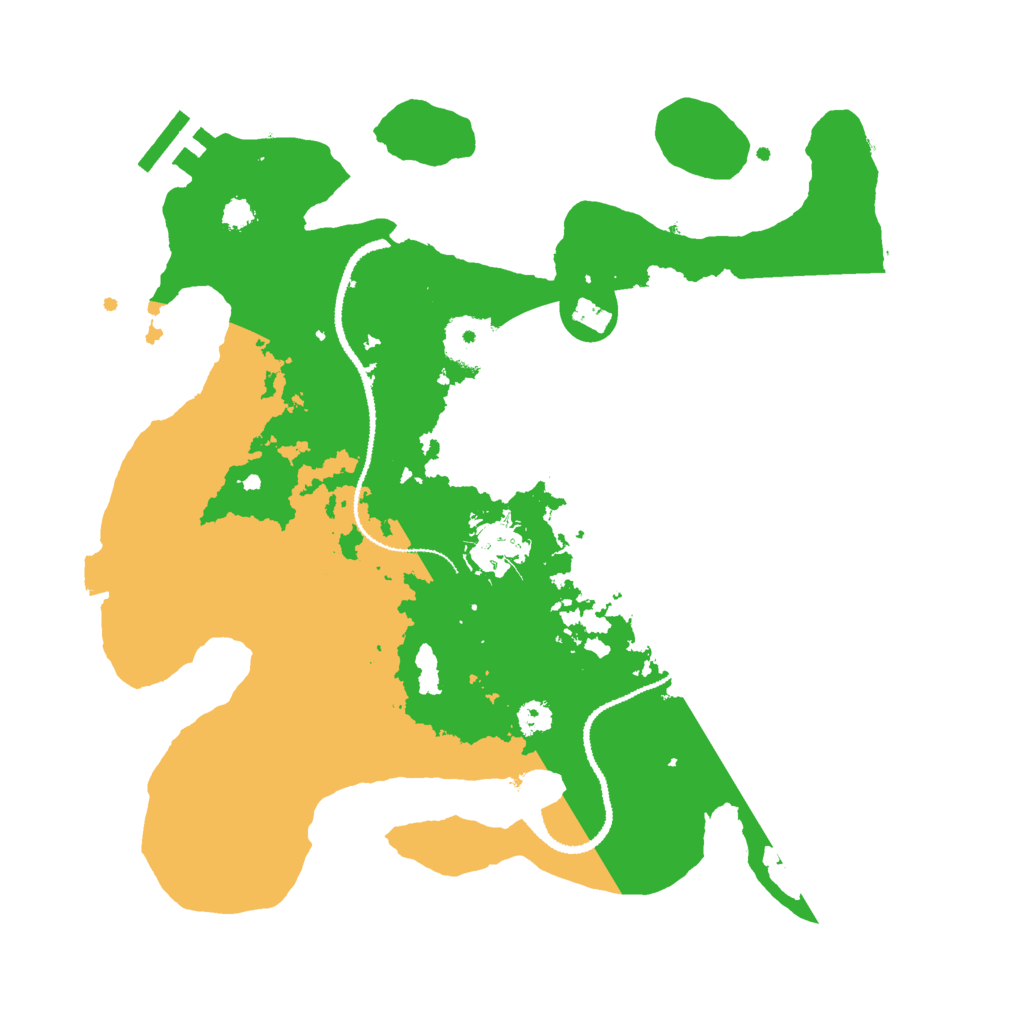 Biome Rust Map: Procedural Map, Size: 3000, Seed: 24155