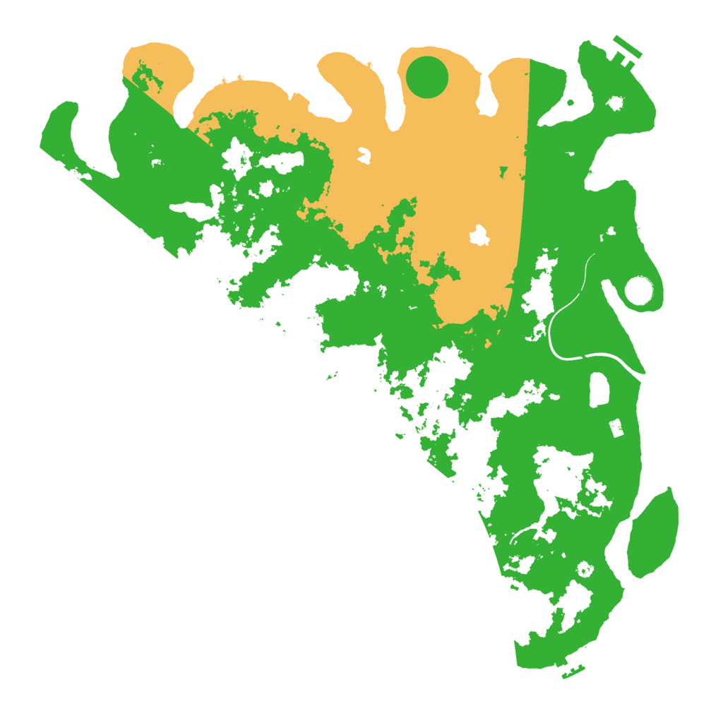 Biome Rust Map: Procedural Map, Size: 4500, Seed: 4567354