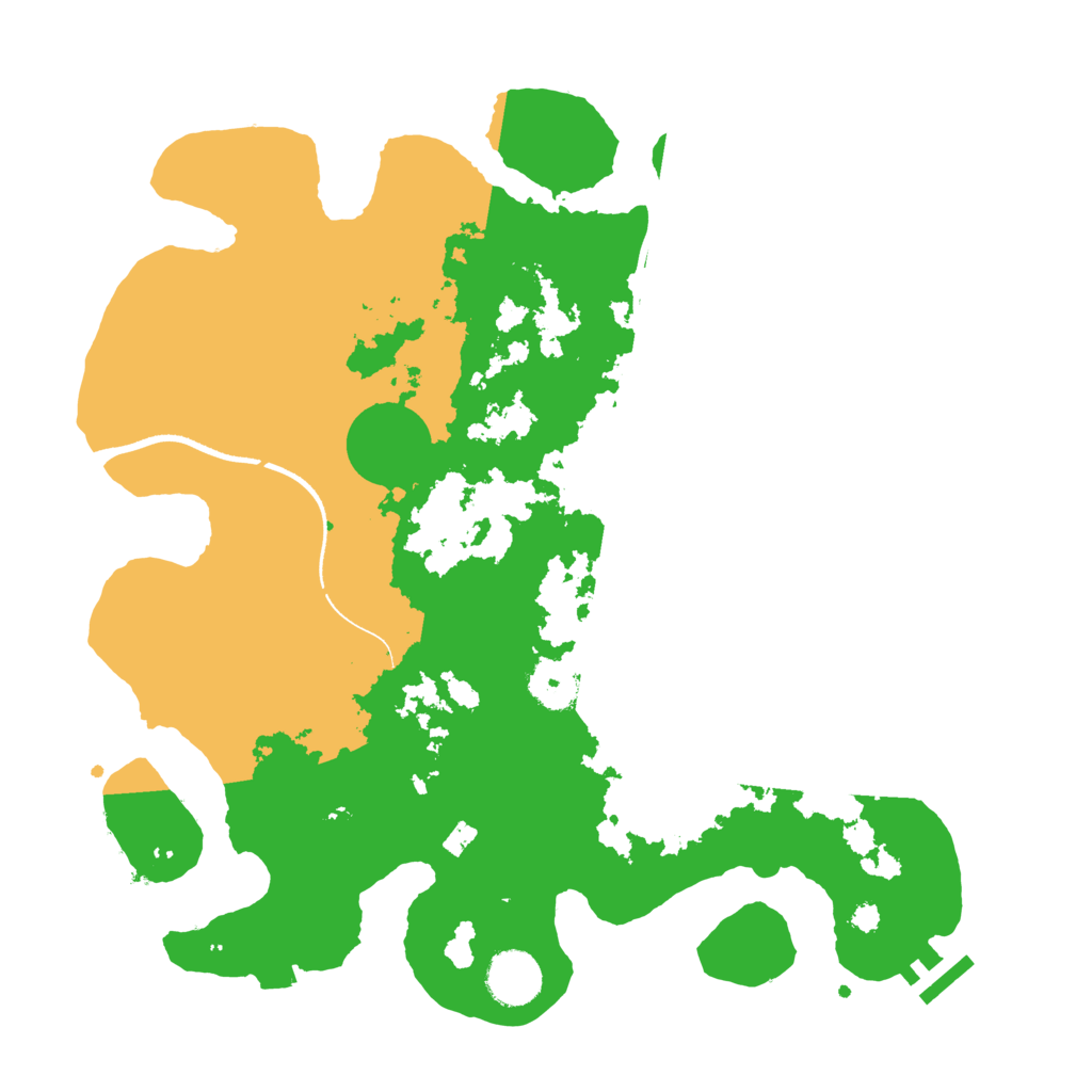 Biome Rust Map: Procedural Map, Size: 3500, Seed: 1807583067