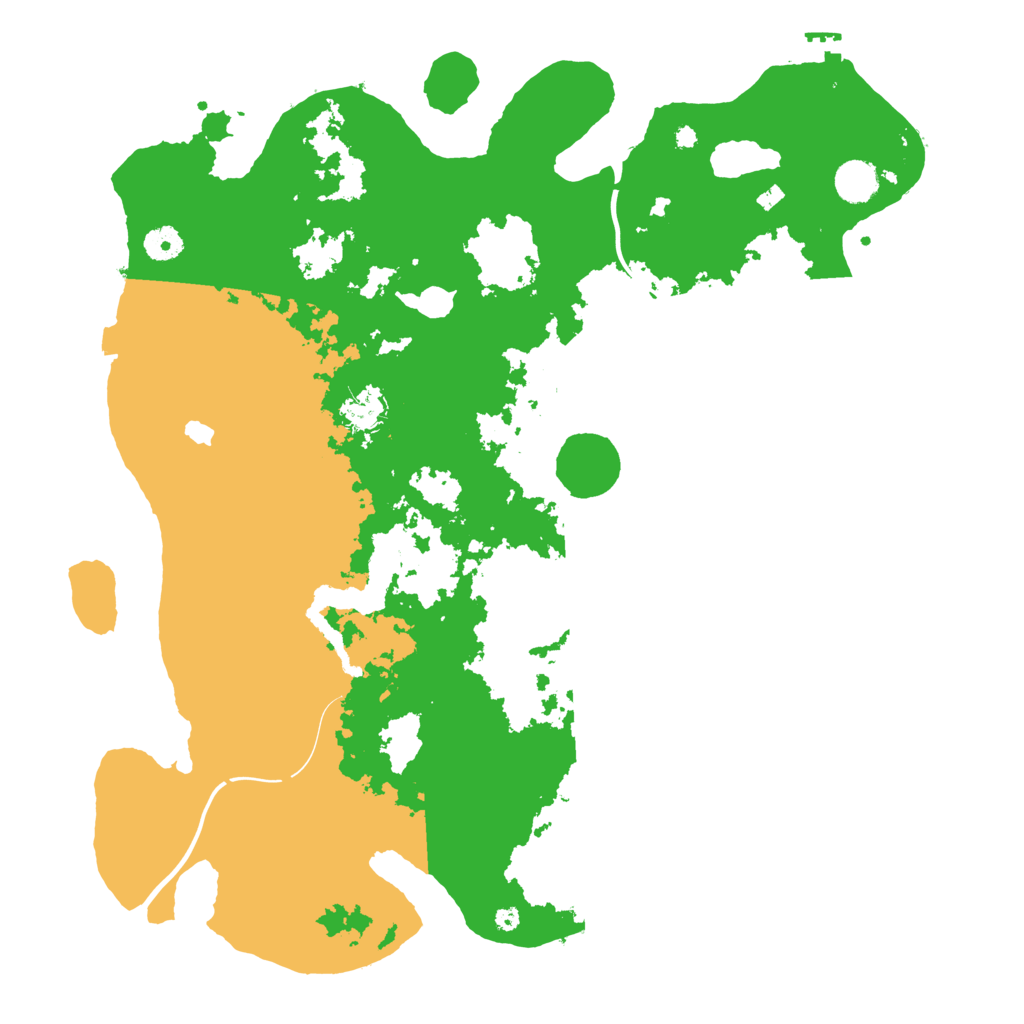 Biome Rust Map: Procedural Map, Size: 4250, Seed: 13689