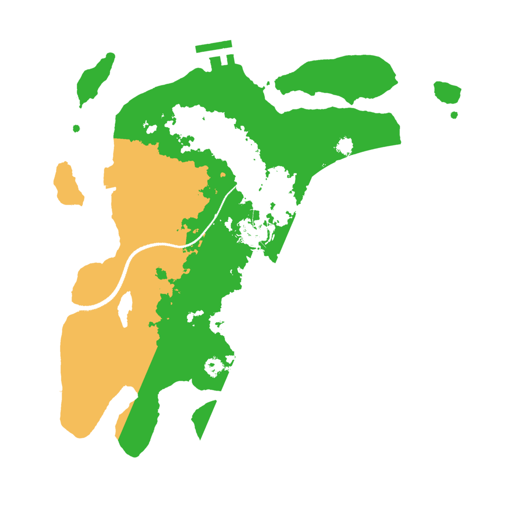 Biome Rust Map: Procedural Map, Size: 2800, Seed: 724103